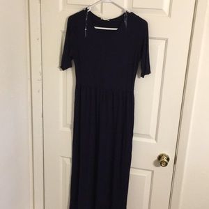 Final Drop! Navy maxi dress